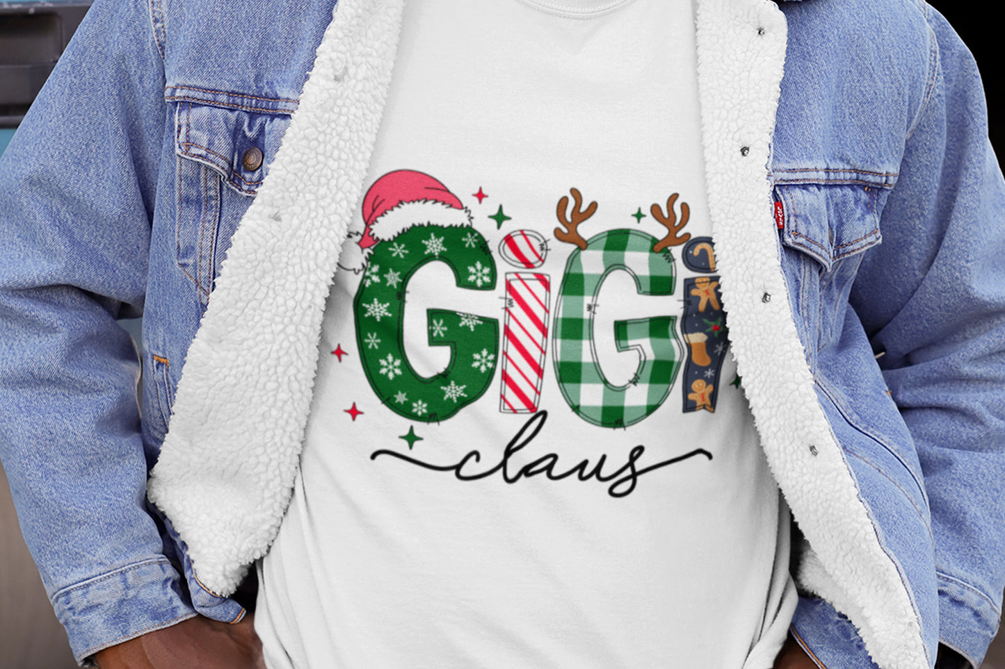 Gigi Claus Christmas Design — SVG PNG Digital Download