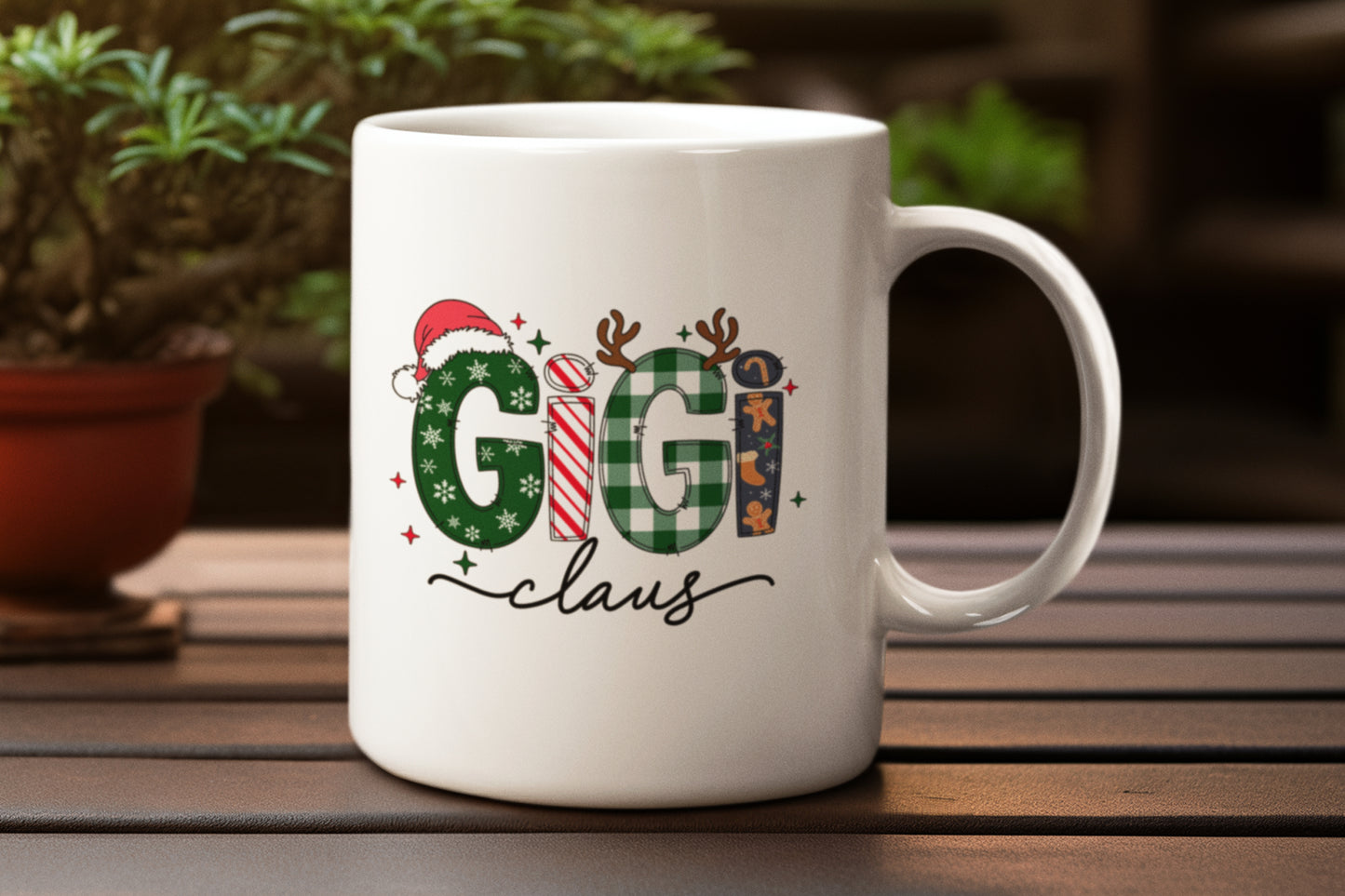 Gigi Claus Christmas Design — SVG PNG Digital Download