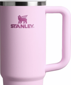 Stanley Quencher H2.0 Tumbler with Handle and Straw 30 oz | Flowstate 3-Position Lid | Cup Holder Compatible for Travel | Insulated Stainless Steel Cup | BPA-Free | Cherry Blossom